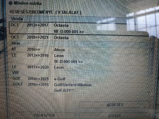 bontott SKODA OCTAVIA III Komplett Kormánykapcsoló (Bajuszkapcsoló)