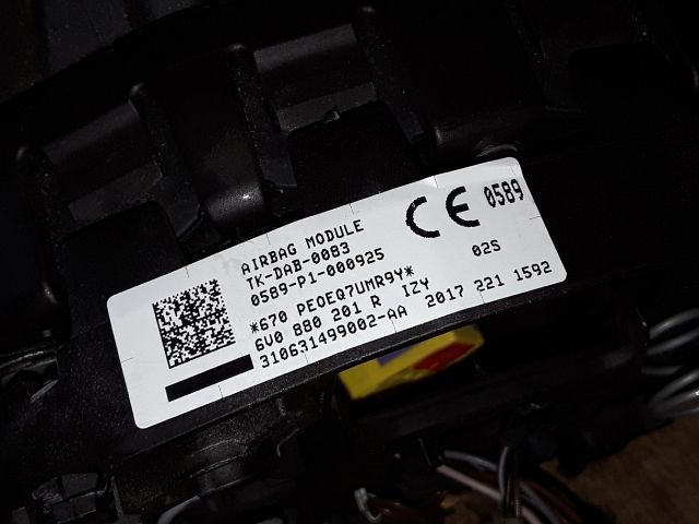 bontott SKODA OCTAVIA III Kormánylégzsák