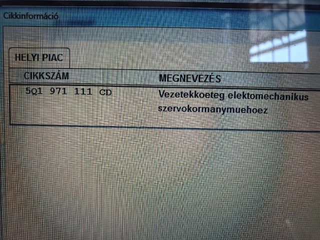 bontott SKODA OCTAVIA III Kormánymű (Elektromos)