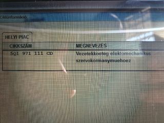 bontott SKODA OCTAVIA III Kormánymű (Elektromos)