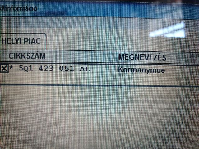 bontott SKODA OCTAVIA III Kormánymű (Elektromos)