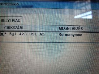 bontott SKODA OCTAVIA III Kormánymű (Elektromos)