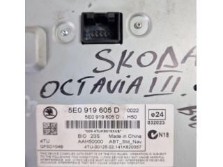 bontott SKODA OCTAVIA III Navigációs Fejegység