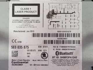 bontott SKODA OCTAVIA III Rádió / CD