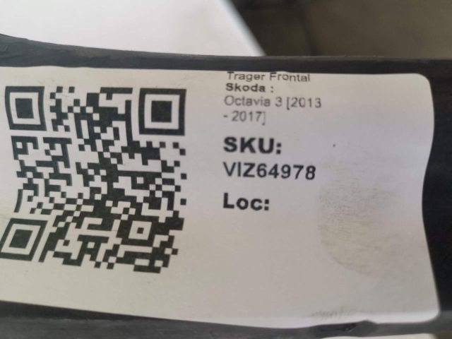 bontott SKODA OCTAVIA III Vízhűtő Radiátor Tartó