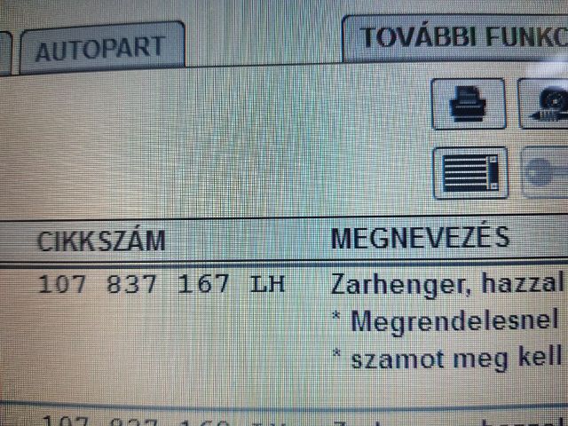 bontott SKODA OCTAVIA III Zárbetét Szett