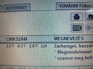 bontott SKODA OCTAVIA III Zárbetét Szett