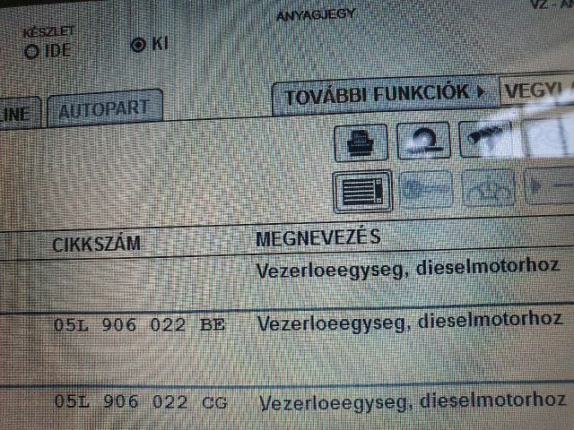 bontott SKODA OCTAVIA IV Motorvezérlő