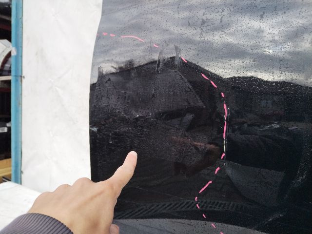 bontott SKODA OCTAVIA IV Bal első Ajtó (Üres lemez)