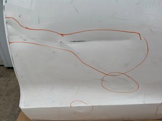 bontott SKODA OCTAVIA IV Bal hátsó Ajtó (Üres lemez)