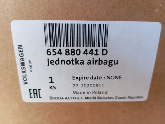 bontott SKODA OCTAVIA IV Bal hátsó Ülés Légzsák