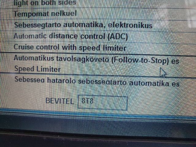 bontott SKODA OCTAVIA IV Bal Kormánykapcsoló Irányjelző (Tempomatos)