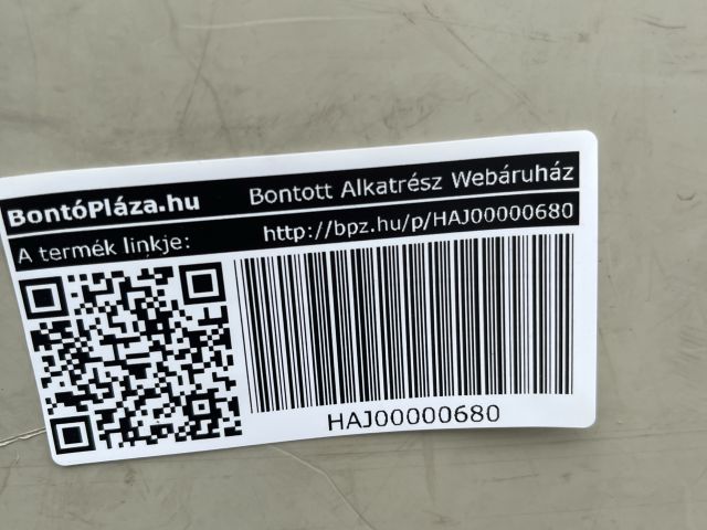 bontott SKODA OCTAVIA IV Csomagtérajtó (Üres lemez)