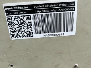 bontott SKODA OCTAVIA IV Csomagtérajtó (Üres lemez)