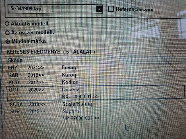 bontott SKODA OCTAVIA IV Kormány