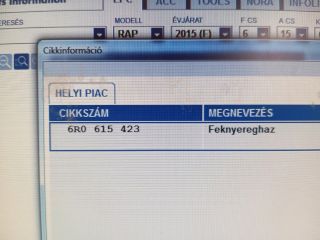 bontott SKODA RAPID Hátsó Pár Fék Szett (Nyereg, Tárcsa, Betét)