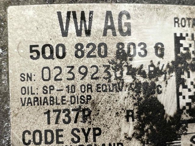 bontott SKODA RAPID Klímakompresszor