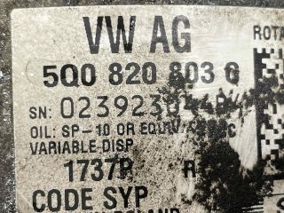 bontott SKODA RAPID Klímakompresszor