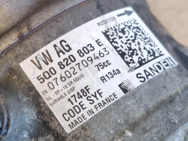 bontott SKODA RAPID Klímakompresszor