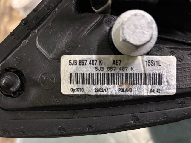 bontott SKODA RAPID Bal Visszapillantó Tükör (Elektromos)