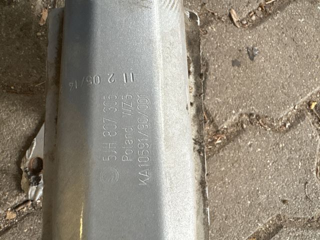 bontott SKODA RAPID Hátsó Lökhárító Merevítő (Fém)