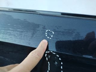 bontott SKODA RAPID Jobb első Ajtó (Üres lemez)