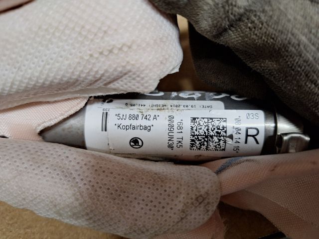 bontott SKODA RAPID Jobb első Függöny Légzsák