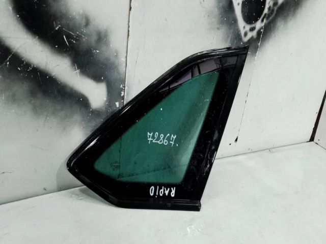 bontott SKODA RAPID Jobb hátsó Fixüveg (Ajtóban)