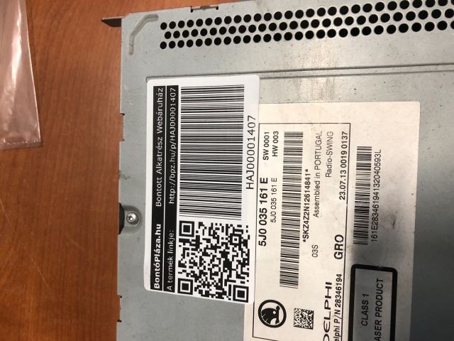 bontott SKODA RAPID Rádió / CD Kapcsoló