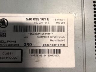 bontott SKODA RAPID Rádió / CD Kapcsoló