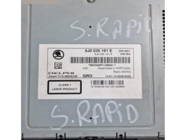 bontott SKODA RAPID Rádió / CD