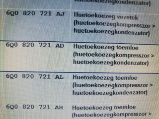 bontott SKODA ROOMSTER Klíma Cső