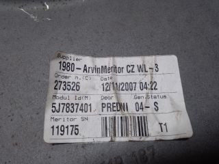 bontott SKODA ROOMSTER Bal első Ablakemelő Szerkezet (Mechanikus)