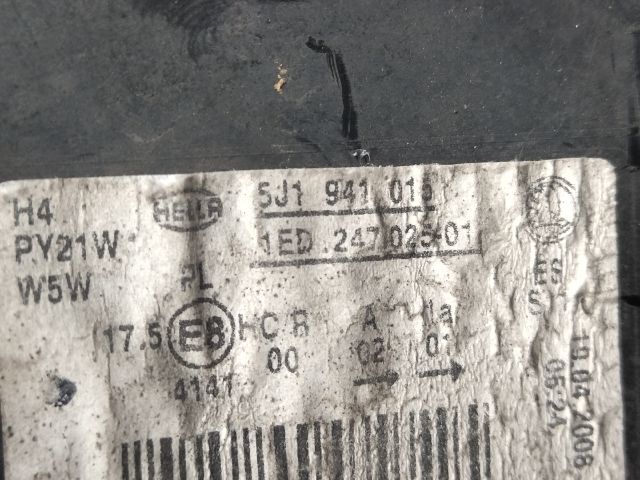 bontott SKODA ROOMSTER Bal Fényszóró