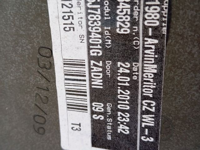 bontott SKODA ROOMSTER Bal hátsó Ablakemelő Szerkezet (Elektromos)