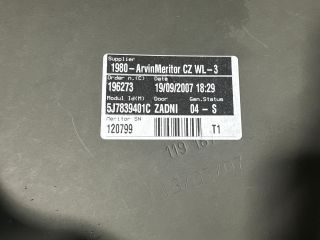 bontott SKODA ROOMSTER Bal hátsó Ablakemelő Szerkezet (Mechanikus)