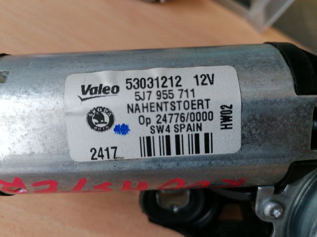 bontott SKODA ROOMSTER Hátsó Ablaktörlő Motor