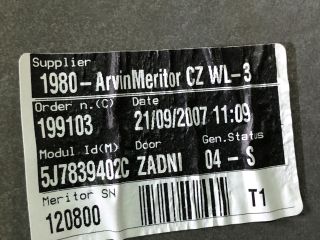 bontott SKODA ROOMSTER Jobb hátsó Ablakemelő Szerkezet (Mechanikus)