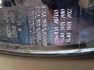 bontott SKODA ROOMSTER Jobb Ködfényszóró