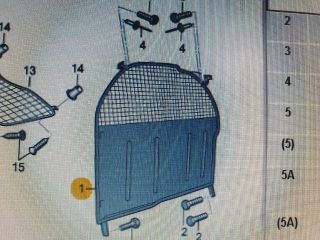 bontott SKODA ROOMSTER Térelválasztó