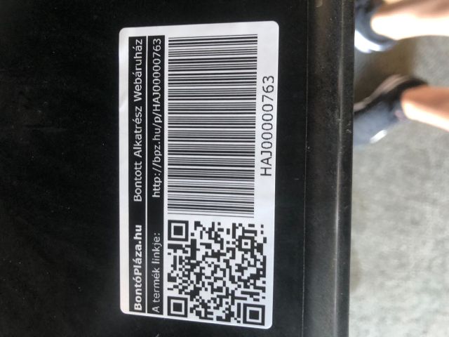 bontott SKODA SCALA Homlokfal (Üres lemez)