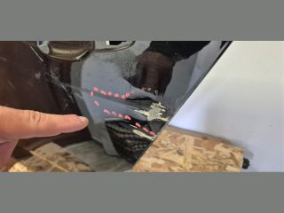 bontott SKODA SCALA Bal hátsó Ajtó (Üres lemez)