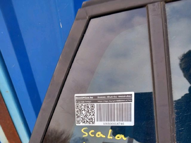 bontott SKODA SCALA Jobb hátsó Ablak