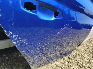 bontott SKODA SCALA Jobb hátsó Ajtó (Üres lemez)