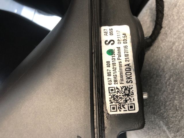 bontott SKODA SCALA Jobb Visszapillantó Tükör (Elektromos)