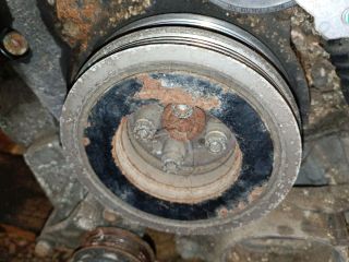 bontott SKODA SUPERB I Főtengely Szíjtárcsa