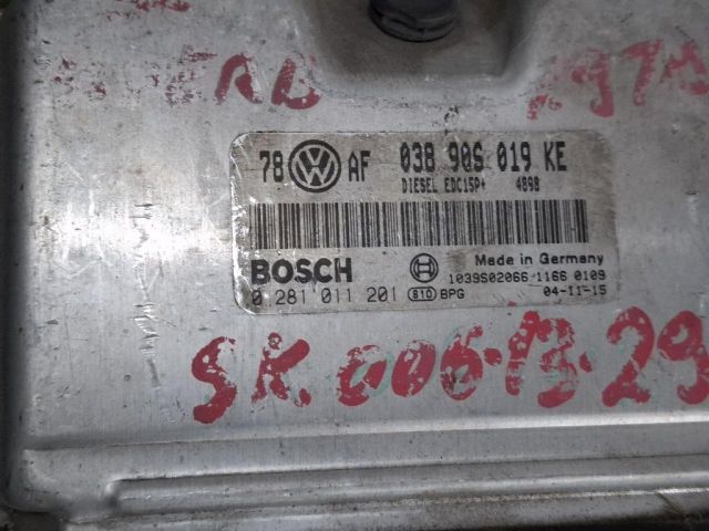 bontott SKODA SUPERB I Motorvezérlő