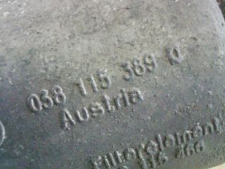 bontott SKODA SUPERB I Olajszűrő Ház