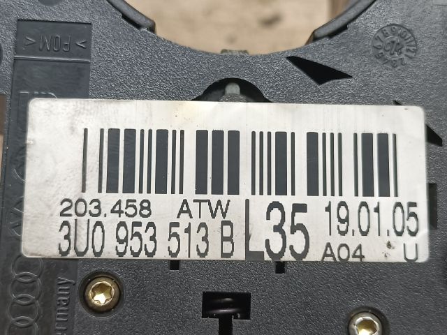 bontott SKODA SUPERB I Bal Kormánykapcsoló Irányjelző