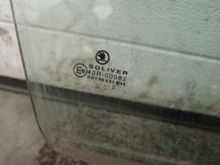 bontott SKODA SUPERB I Jobb első Ablak